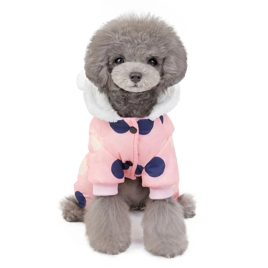 Waterproof Winter Pet Dog Clothes Warm Pets Coat Jacket Jumpsuit Thicker Cotton Clothes For Small Dogs Clothing Costume Puppy