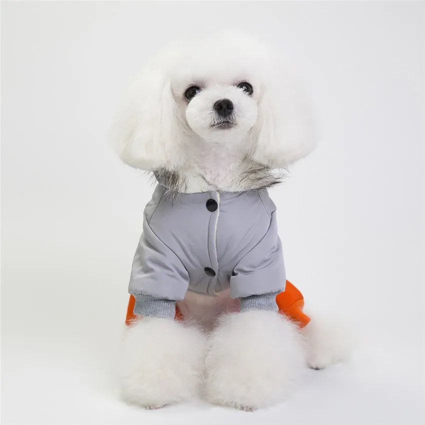 Waterproof Winter Pet Dog Clothes Warm Pets Coat Jacket Jumpsuit Thicker Cotton Clothes For Small Dogs Clothing Costume Puppy