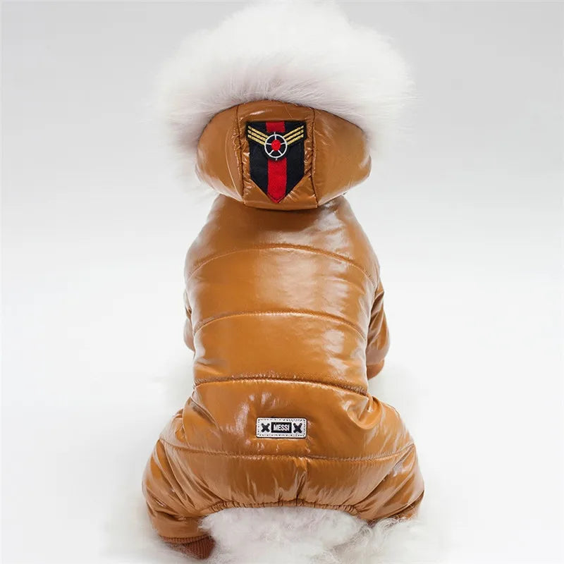 Waterproof Winter Pet Dog Clothes Warm Pets Coat Jacket Jumpsuit Thicker Cotton Clothes For Small Dogs Clothing Costume Puppy