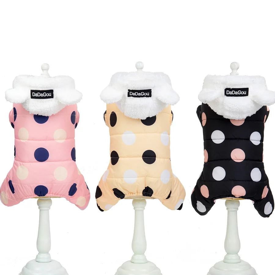 Waterproof Winter Pet Dog Clothes Warm Pets Coat Jacket Jumpsuit Thicker Cotton Clothes For Small Dogs Clothing Costume Puppy