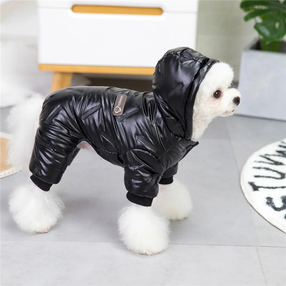 Waterproof Winter Pet Dog Clothes Warm Pets Coat Jacket Jumpsuit Thicker Cotton Clothes For Small Dogs Clothing Costume Puppy