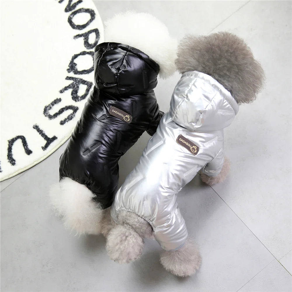 Waterproof Winter Pet Dog Clothes Warm Pets Coat Jacket Jumpsuit Thicker Cotton Clothes For Small Dogs Clothing Costume Puppy