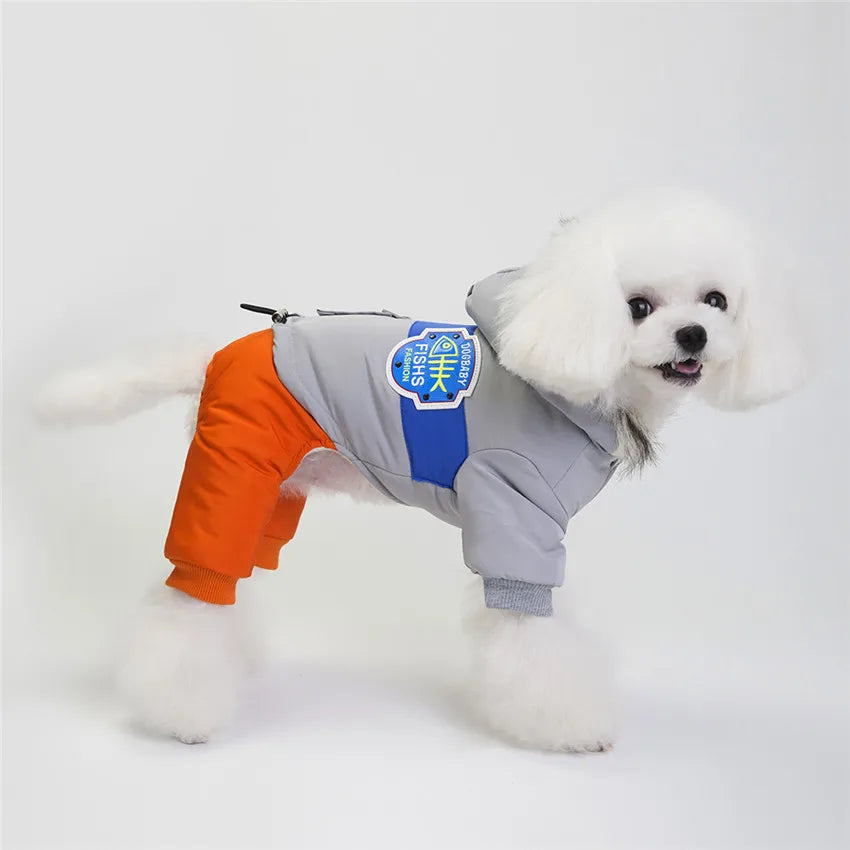 Waterproof Winter Pet Dog Clothes Warm Pets Coat Jacket Jumpsuit Thicker Cotton Clothes For Small Dogs Clothing Costume Puppy