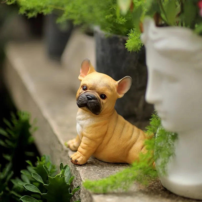 New Pet Decoration Sculpture Resin Crafts Birthday Holiday Gifts Outdoor Miniature Animal Model Home Garden Supplies