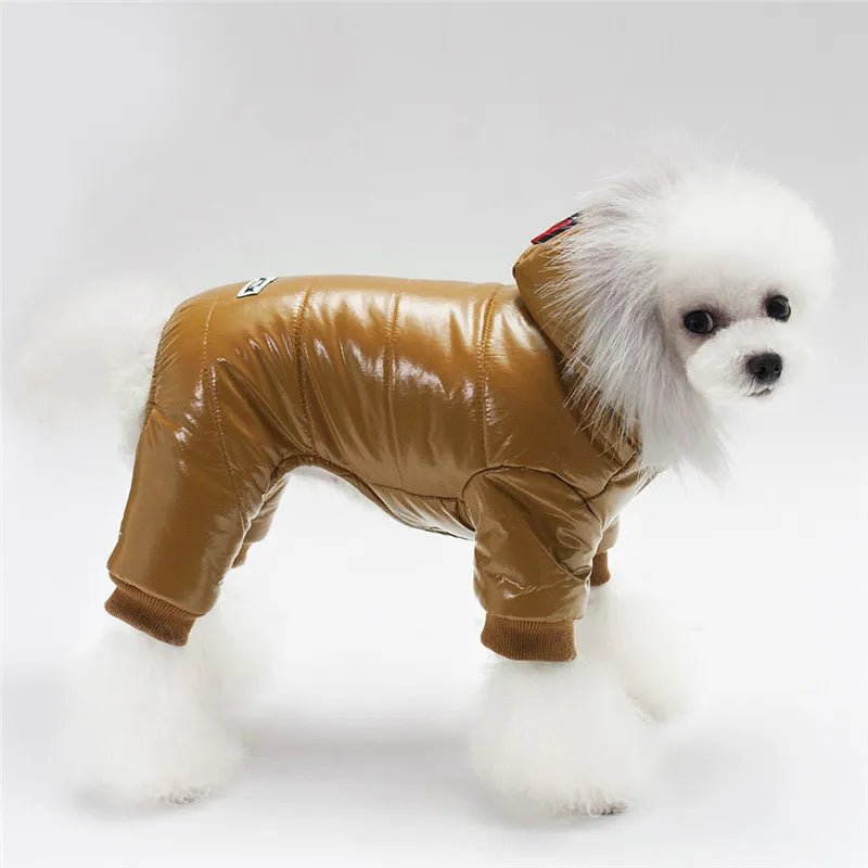 Waterproof Winter Pet Dog Clothes Warm Pets Coat Jacket Jumpsuit Thicker Cotton Clothes For Small Dogs Clothing Costume Puppy