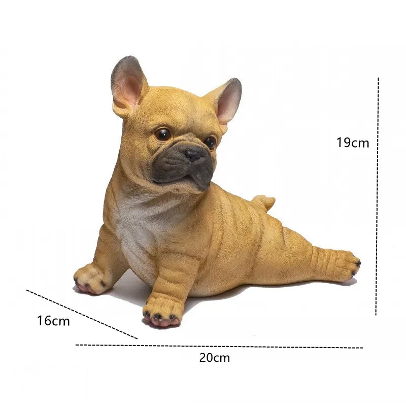 New Pet Decoration Sculpture Resin Crafts Birthday Holiday Gifts Outdoor Miniature Animal Model Home Garden Supplies