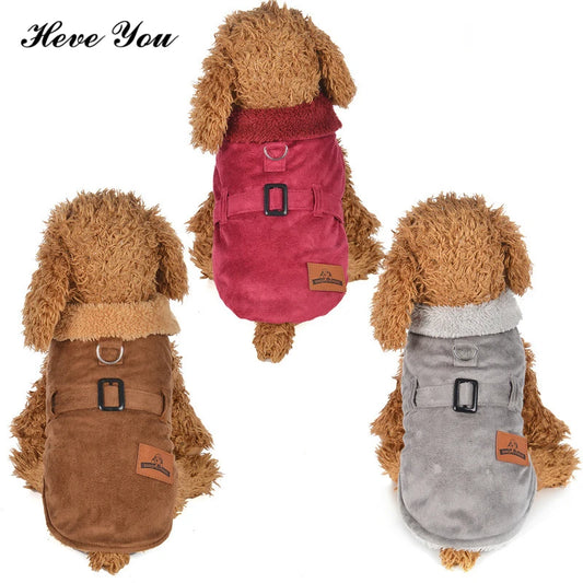 Heve You Clothes For Small Dogs Outfits For Dog Clothing Warm Pet Coats Jacket Pet Dog Clothes Puppy Chihuahua Clothes XS~XL