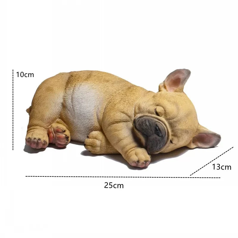 New Pet Decoration Sculpture Resin Crafts Birthday Holiday Gifts Outdoor Miniature Animal Model Home Garden Supplies