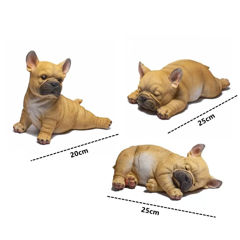 New Pet Decoration Sculpture Resin Crafts Birthday Holiday Gifts Outdoor Miniature Animal Model Home Garden Supplies