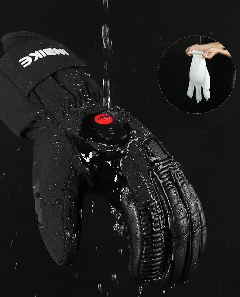 INBIKE Winter Heating Gloves for Motorcycle Electric Thermal Cycling Gloves USB Rechargeable Waterproof Riding Motor Accessories