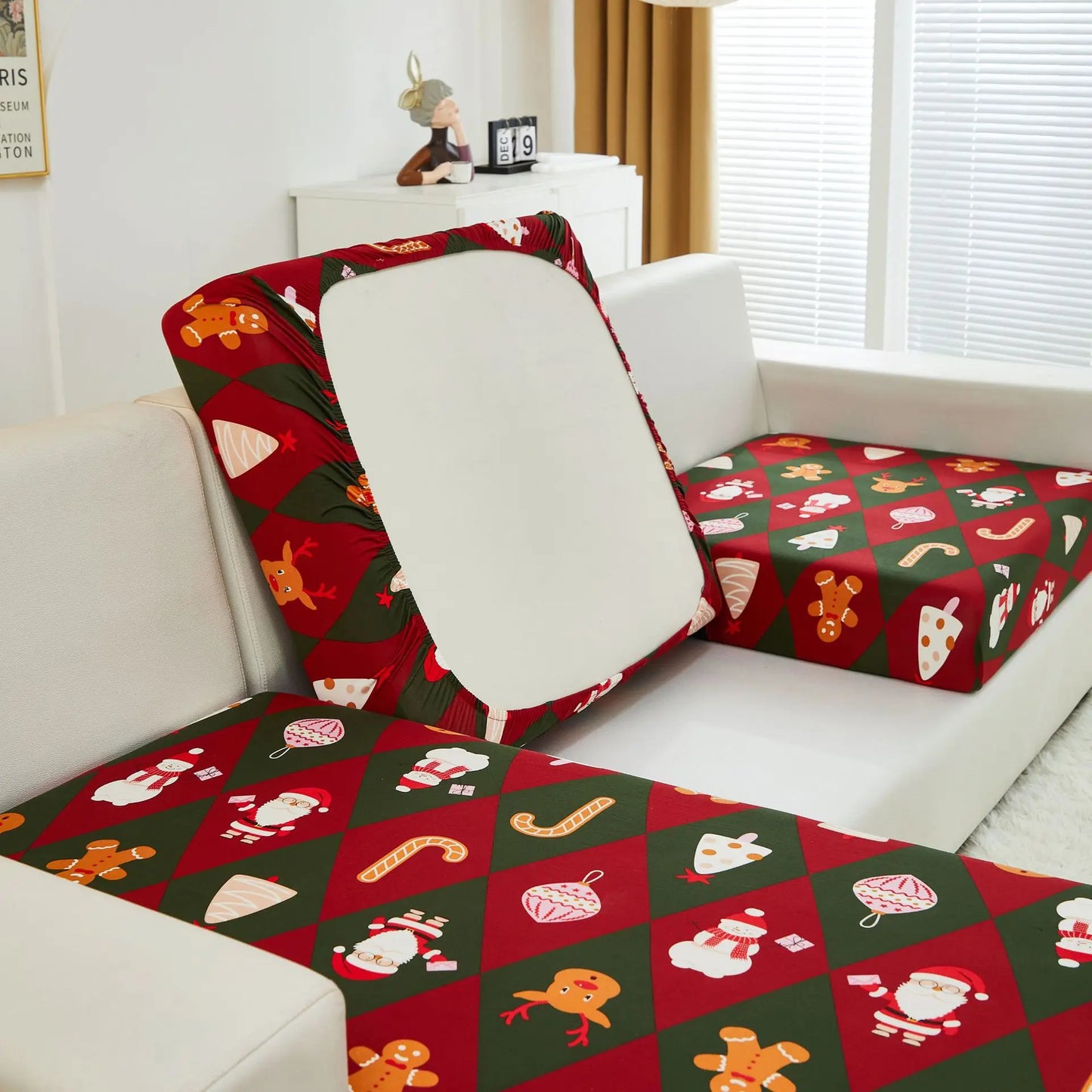 Christmas Sofa Cover All-inclusive Sofa Cushion Cover Sofa Cover Cloth Available in All Seasons Chair Case Home Decor 2025