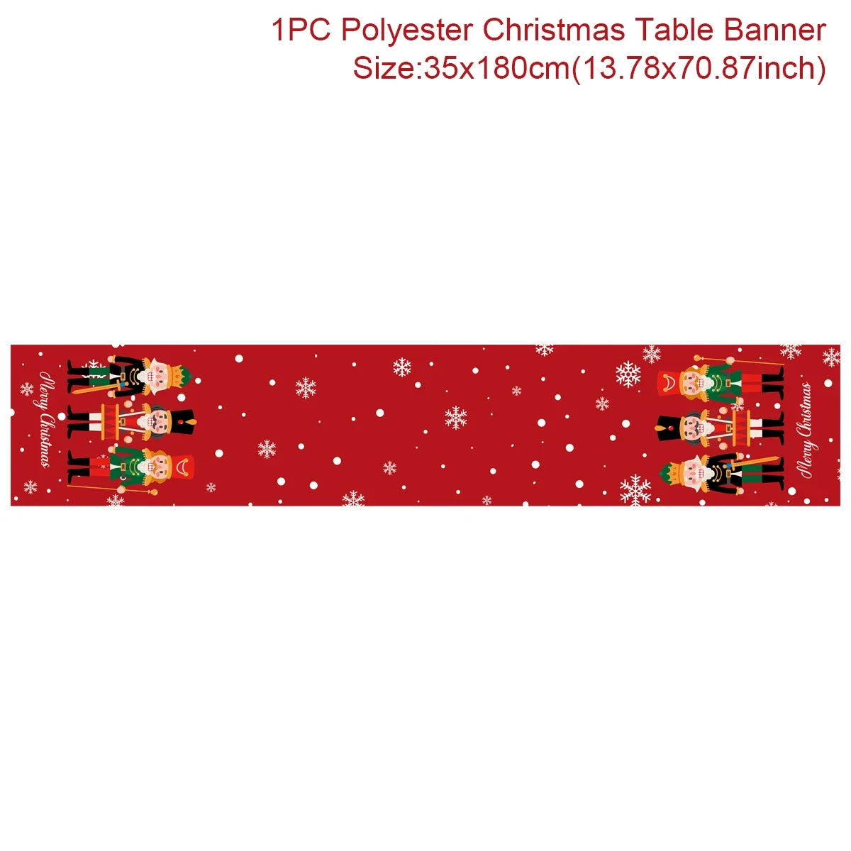 Christmas Table Runner Cloth Merry Christmas Table Decor for Home 2024 Tablecloth Xmas Ornament Navidad Natal New Year Gift 2025