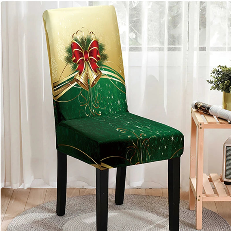 Christmas Chair Cover 2024 Christmas Decorations for Home Ornament Xmas Gifts New Year 2025 Merry Christmas Navidad