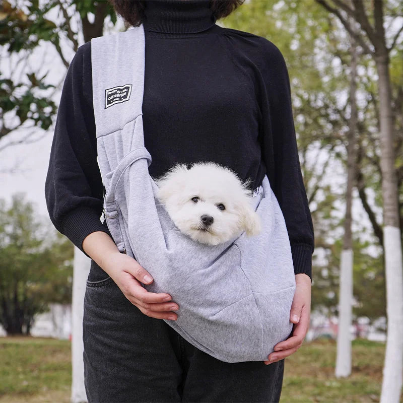 Dog Bag Pet Out Crossbody Shoulder Bag Outdoor Travel Portable Cat Puppy Sling Bag Cotton Comfortable Tote Pet Carrying Supplies