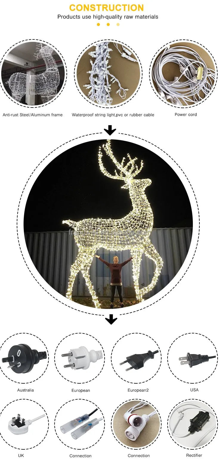 Led Outdoor Giant Christmas Decorative Tree Artificial PVC Christmas Tree For Sale