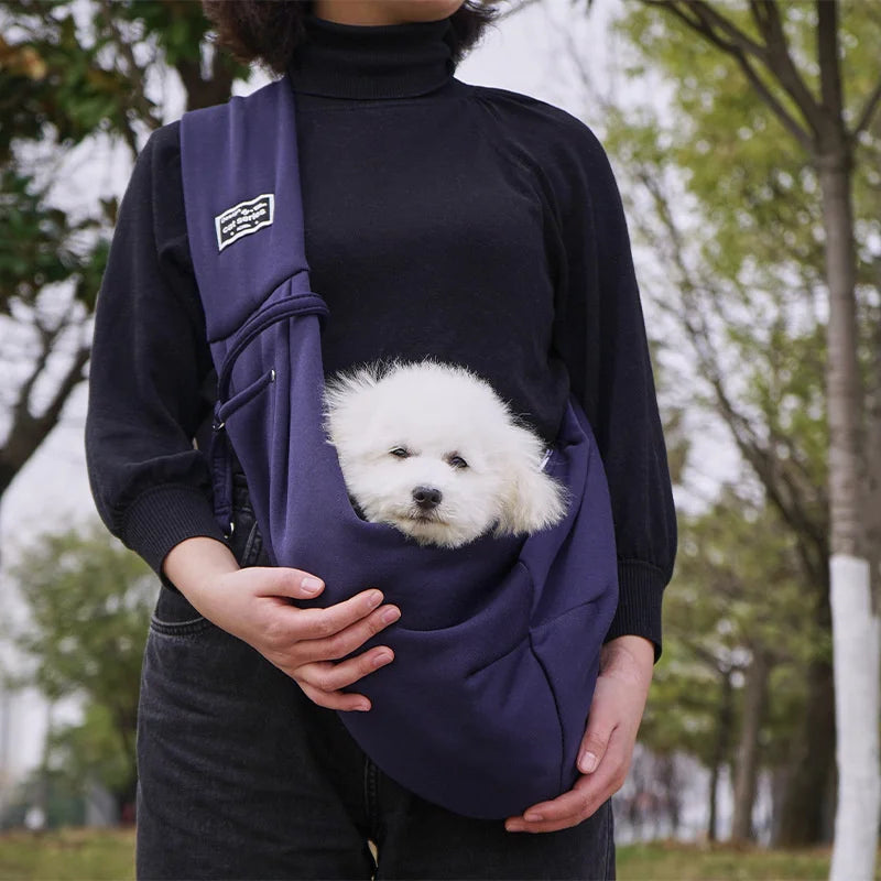 Dog Bag Pet Out Crossbody Shoulder Bag Outdoor Travel Portable Cat Puppy Sling Bag Cotton Comfortable Tote Pet Carrying Supplies