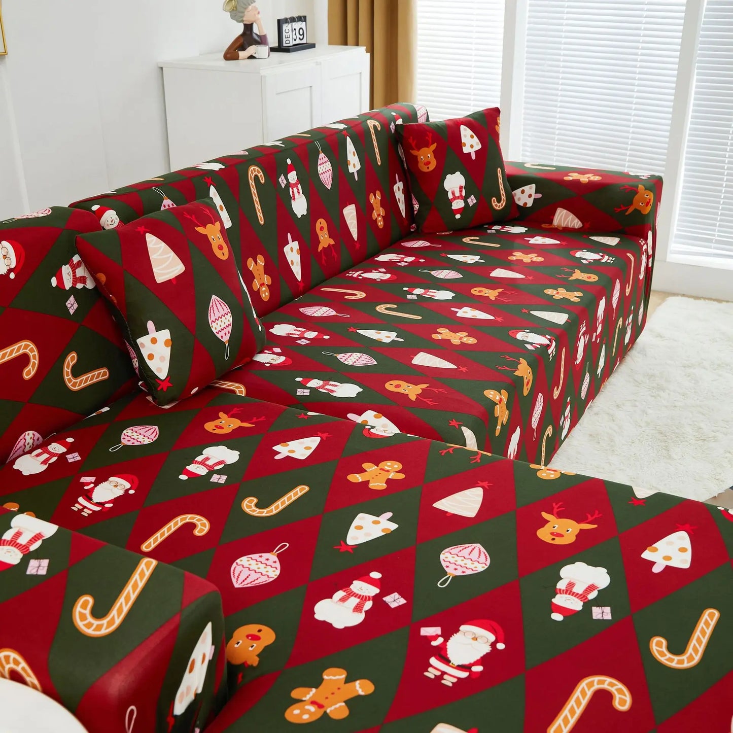 Christmas Sofa Cover All-inclusive Sofa Cushion Cover Sofa Cover Cloth Available in All Seasons Chair Case Home Decor 2025