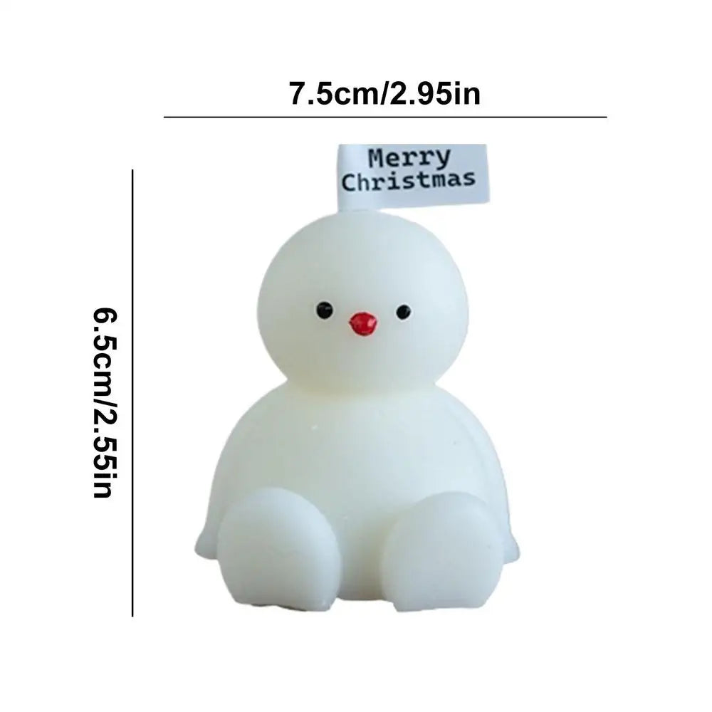 Christmas Candle Snowman Sitting Snowman Cute Christmas Candle Aromatherapy Novelty Candles Table Centerpiece Holiday Winter