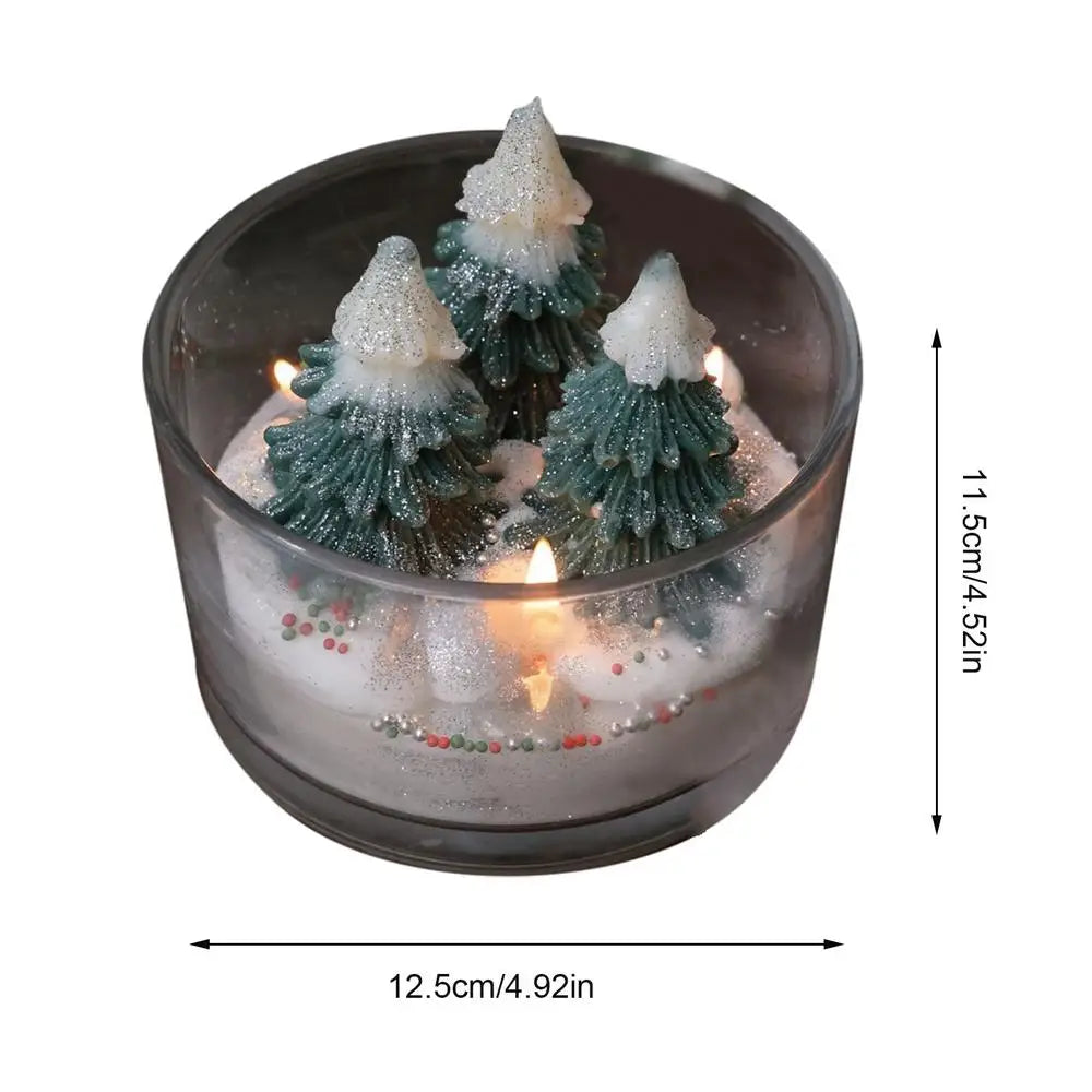 Christmas Tree Tea Candle Aromatherapy Tea Candle Decor For Christmas Meditation Yoga Relaxing Tealight Candle Seasonal Decor