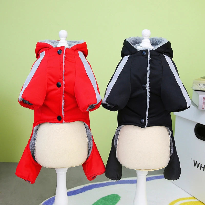 Waterproof Jacket for Small Medium Dogs Jumpsuit Reflective Puppy Clothes French Bulldog Chihuahua Coat Poodle Outfits Costume