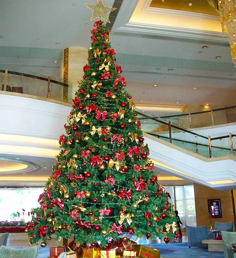 Led Outdoor Giant Christmas Decorative Tree Artificial PVC Christmas Tree For Sale