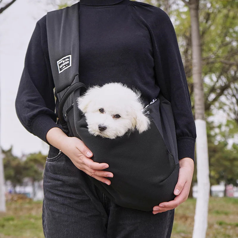 Dog Bag Pet Out Crossbody Shoulder Bag Outdoor Travel Portable Cat Puppy Sling Bag Cotton Comfortable Tote Pet Carrying Supplies