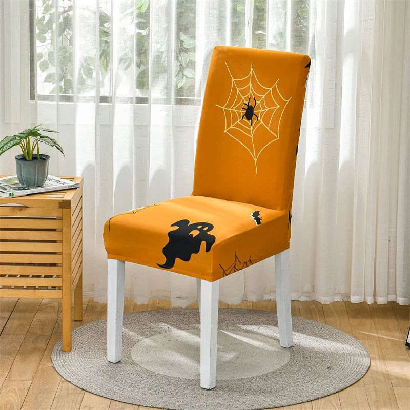 Christmas decoration stretch covers chair cover for dining room office banquet chair protector elastic material armchair cover