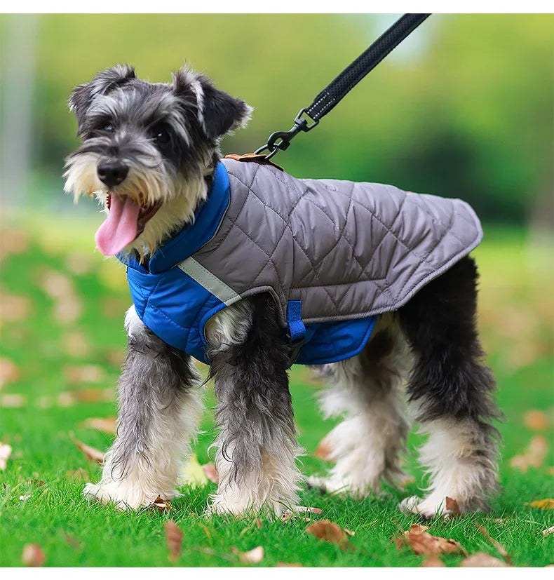 Clothes For Large Dogs Waterproof Big Dog Jacket Vest Winter Warm Pet Puppy Dog Coat Clothing For French Bulldog Pug Doberman