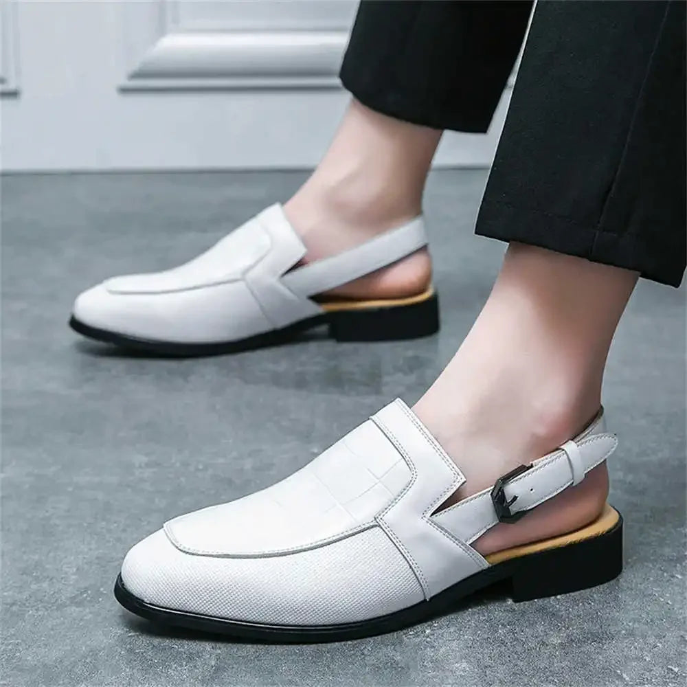 Heel Block 46-47 Pink Boots Casual Men's Sandals Shoes Bedroom Slipper Sneakers Sports Street Universal Brand Loufers