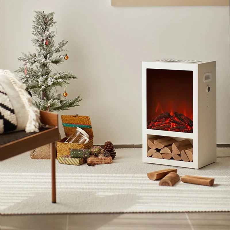 Electric Heater, Household Energy-saving Simulated Flame Electric Heater, Office Fireplace Heating, 20-40㎡ Indoor Heating