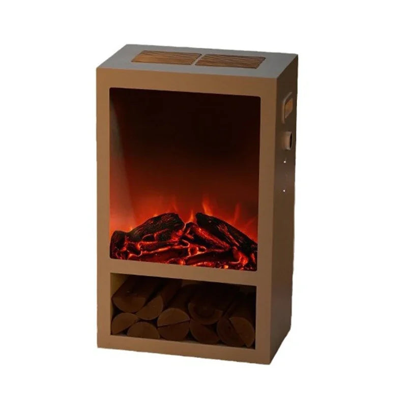 Electric Heater, Household Energy-saving Simulated Flame Electric Heater, Office Fireplace Heating, 20-40㎡ Indoor Heating