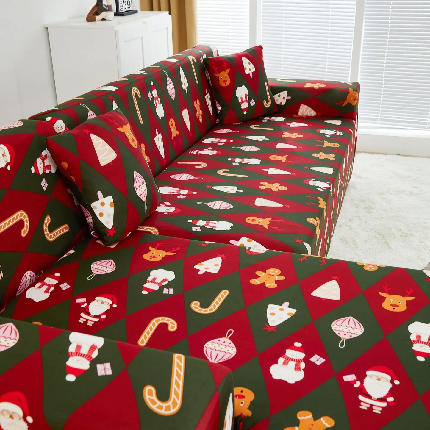 Christmas Sofa Cover All-inclusive Sofa Cushion Cover Sofa Cover Cloth Available in All Seasons Chair Case Home Decor 2025