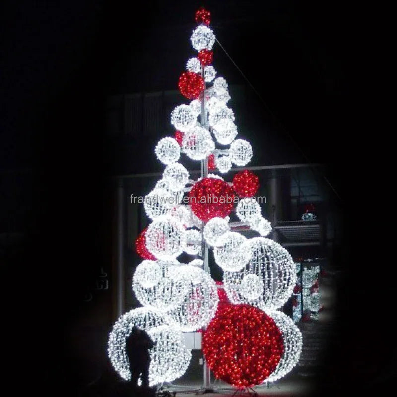 Led Outdoor Giant Christmas Decorative Tree Artificial PVC Christmas Tree For Sale