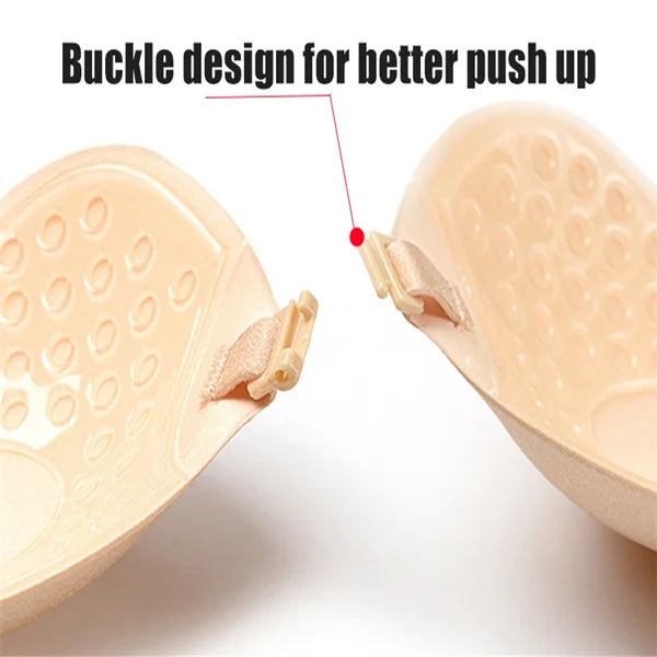 Invisible Strapless Adhesive Stick Bra Strapless Push Up Bras Women Lingerie Seamless Silicone Nipple Covers Bralette Underwear